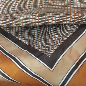 Pierre Cardin Paris Scarf Vintage Gold Designer